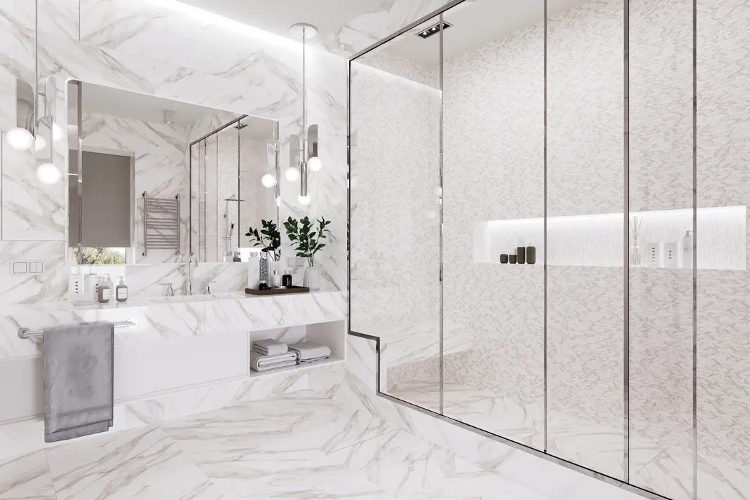 Calacatta Gold в интерьере