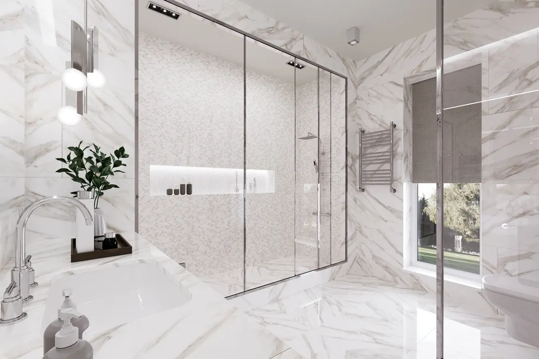 Calacatta Gold в интерьере