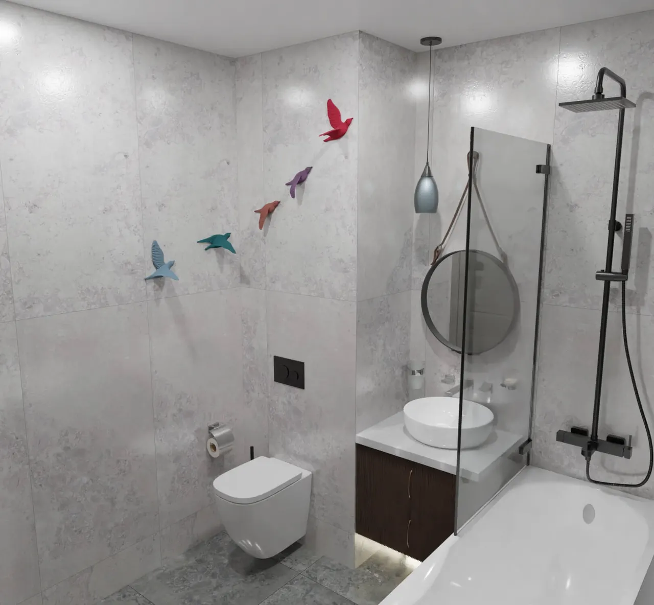 Совмещенный санузел 3,9 м² — кадр 2