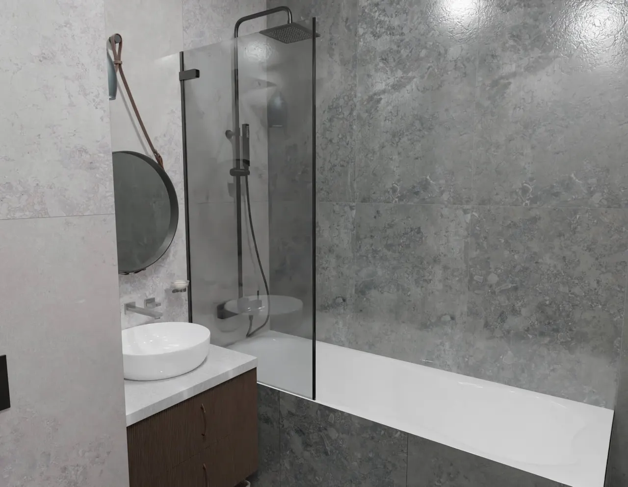 Совмещенный санузел 3,9 м² — кадр 3